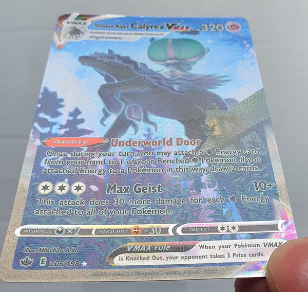Pokemon - Shadow Rider Calyrex VMAX [Alternate Art] *Secret Rare* Chil ...