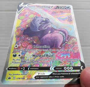Pokemon - Galarian Slowking V *Ultra Rare* Chilling Reign 179/198 (NM)