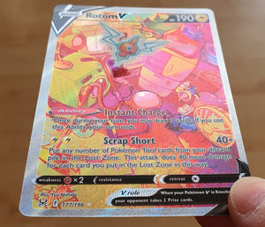 Pokemon - Rotom V [Alternate Art] *Ultra Rare* Lost Origin 177/196 (NM)