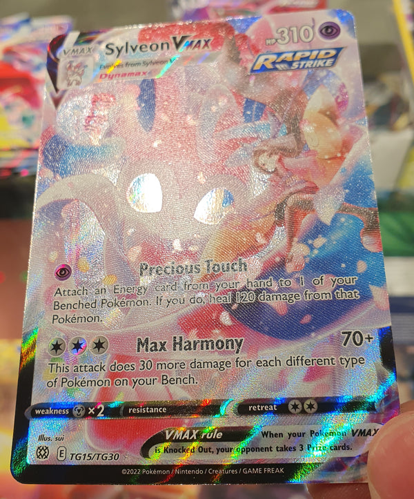 Pokemon - Sylveon VMAX *Ultra Rare* Brilliant Stars TG15/TG30