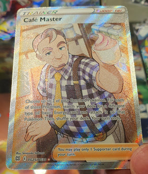 Pokemon - Cafe Master *Ultra Rare* Brilliant Stars TG25/TG30 (NM)