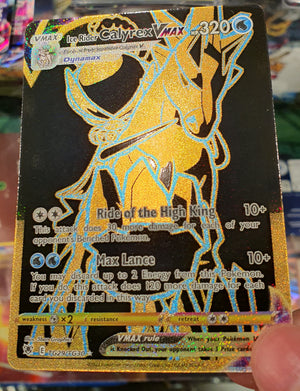 Pokemon - Ice Rider Calyrex VMAX *Secret Rare* Astral Radiance TG29/TG30 (NM)