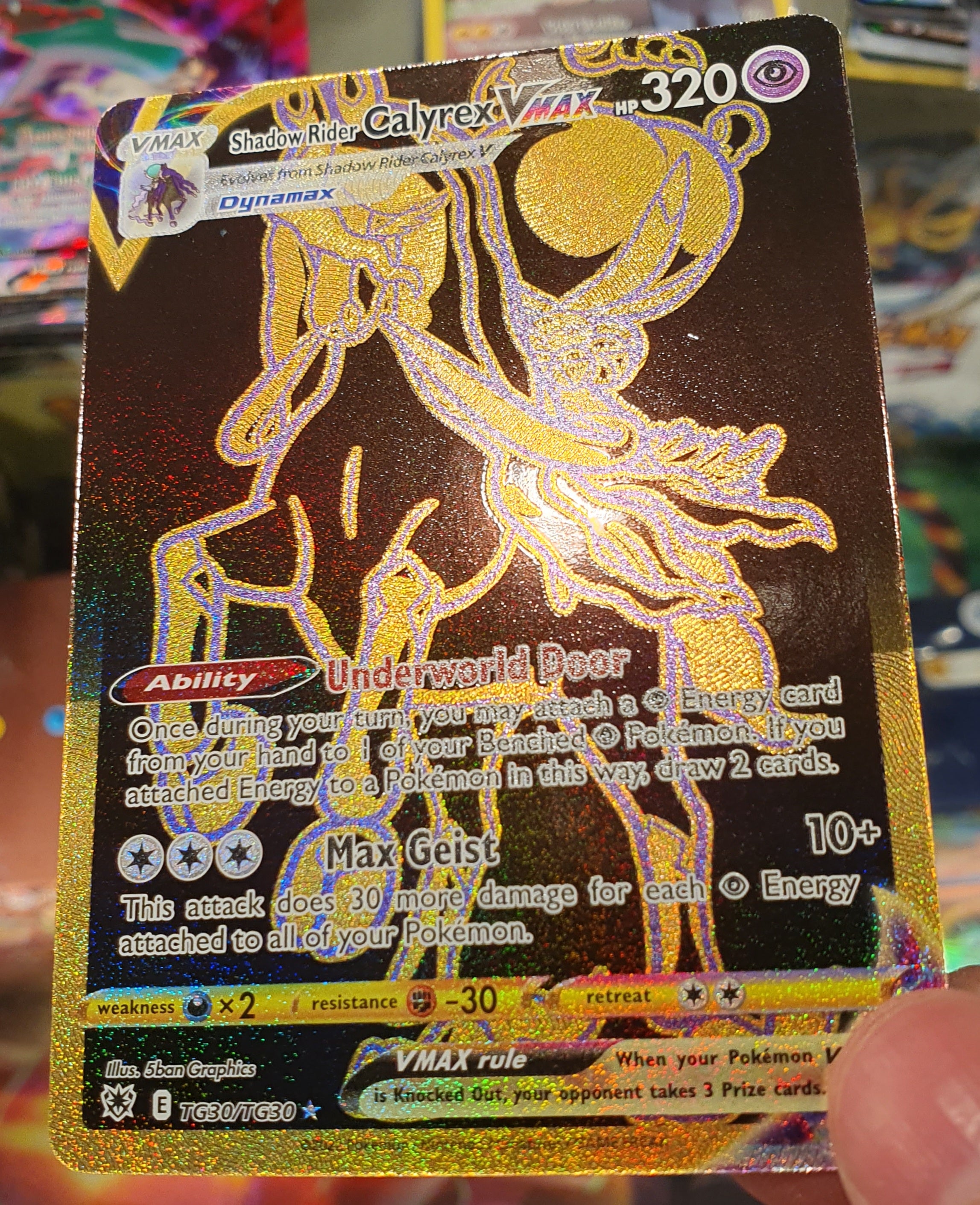 Pokemon - Shadow Rider Calyrex VMAX *SCR* Astral Radiance TG30/TG30 (N Envoy Cards Pokemon - Shadow Rider Calyrex VMAX *SCR* Astral Radiance TG30/TG30 (N Envoy Cards