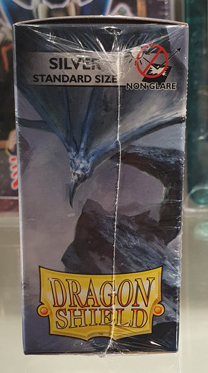 Dragon Shield Sleeves - Silver Matte Sleeves Non Glare Box 100ct