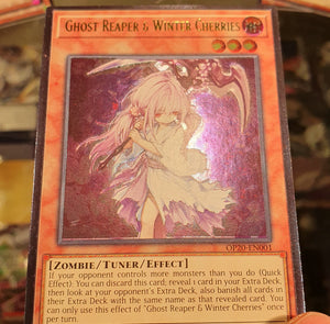 Yugioh - Ghost Reaper & Winter Cherries *Ultimate Rare* OP20-EN001 (NM)