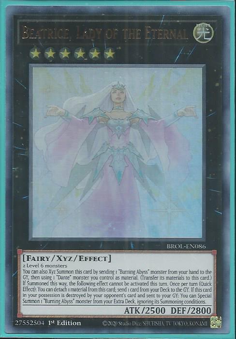 Yugioh - Beatrice, Lady of the Eternal *Ultra Rare* BROL-EN086 (NM/M)