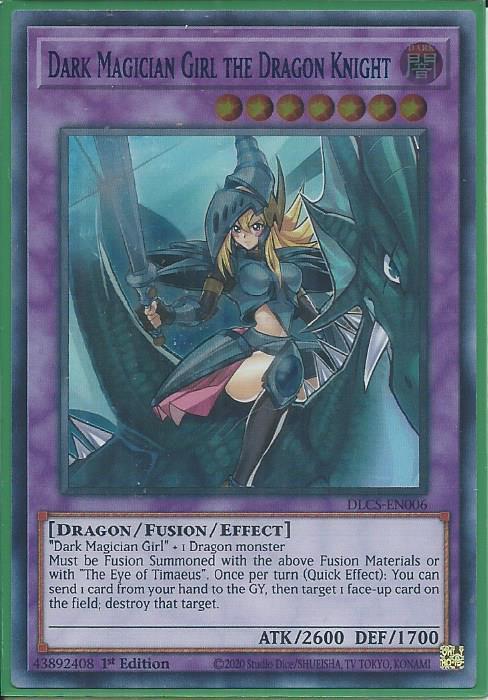 Yugioh - Dark Magician Girl the Dragon Knight *Blue UR* DLCS-EN006 (NM/M)
