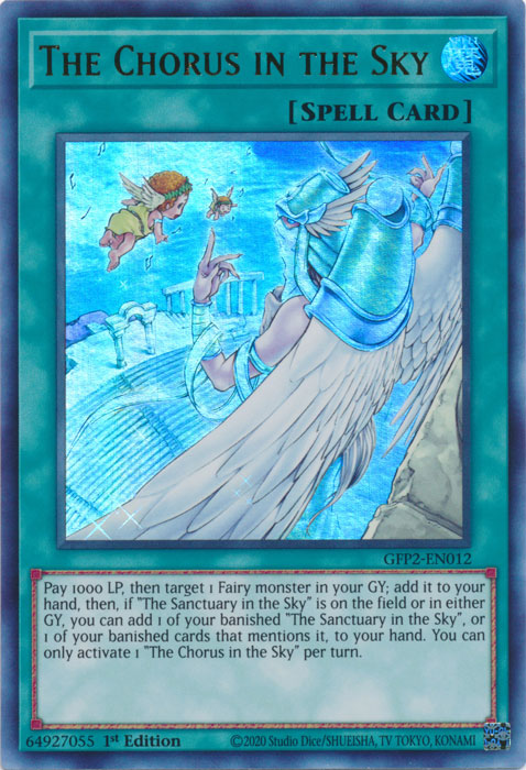 Yugioh - The Chorus in the Sky *Ultra Rare* GFP2-EN012 (NM)