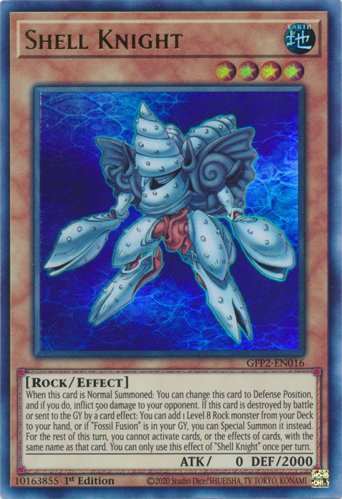 Yugioh - Shell Knight *Ultra Rare* GFP2-EN016 (NM)