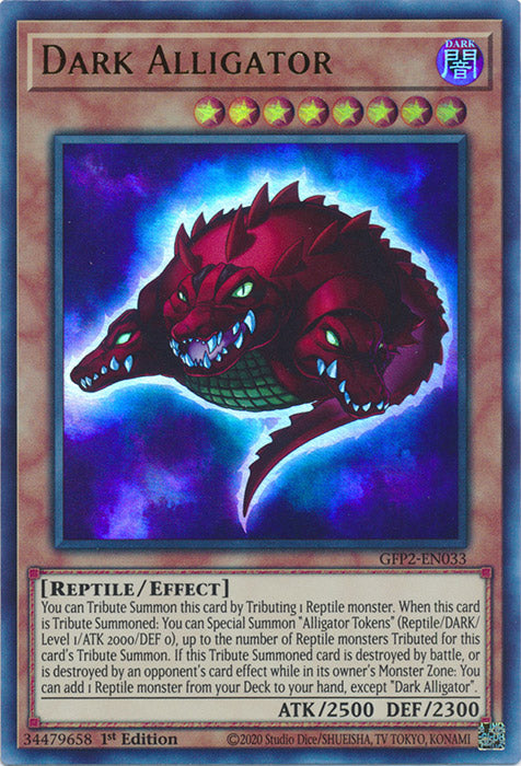 Yugioh - Dark Alligator *Ultra Rare* GFP2-EN033 (NM)