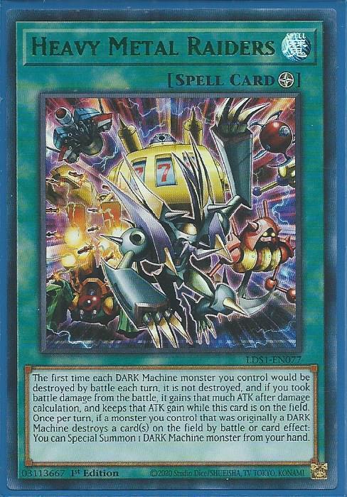 Yugioh - Heavy Metal Raiders *Green Ultra Rare* LDS1-EN077 (NM/M)