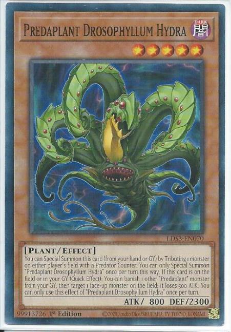 Yugioh - Predaplant Drosophyllum Hydra *Common* LDS3-EN070 (NM/M)