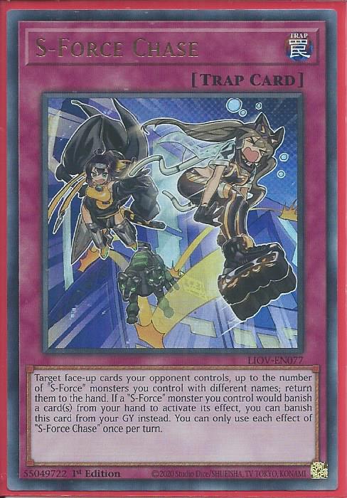 Yugioh - S-Force Chase *Ultra Rare* LIOV-EN077 (NM/M)