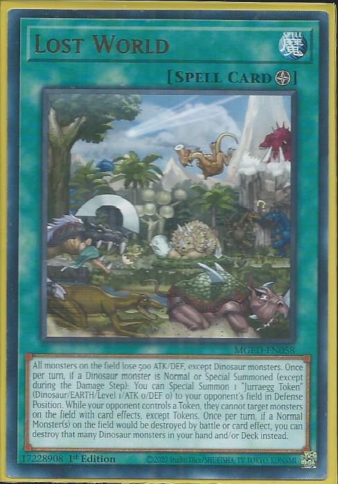 Yugioh - Lost World *Rare* MGED-EN058 (NM)