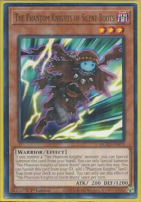 Yugioh - The Phantom Knights of Silent Boots *Rare* MGED-EN079 (NM)