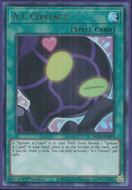 Yugioh - A.I. Contact *Ultra Rare* MP21-EN073 (NM/M)