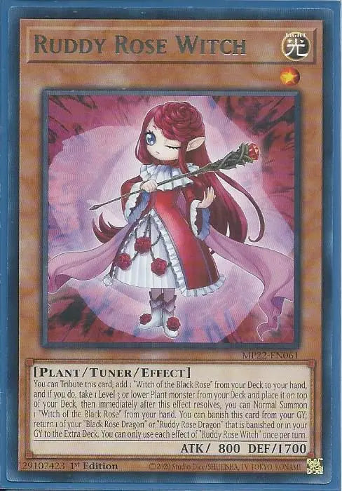 Yugioh - Ruddy Rose Witch *Rare* MP22-EN061 (NM/M)
