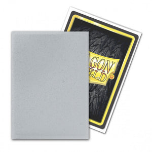 Dragon Shield Sleeves - Silver Matte Sleeves Non Glare Box 100ct